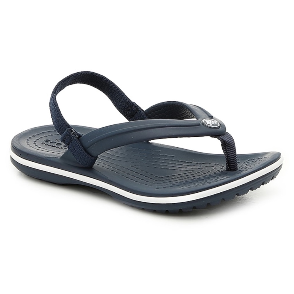 NWT Kids’ Crocband Strap Flip Flop Navy Size 12